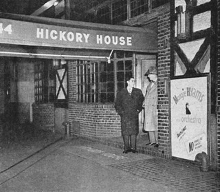 Exterior photograph of the jazz restaurant the Hickory House in New York City.