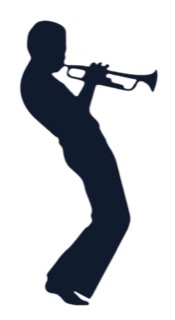 Miles Davis's iconic silhouette.