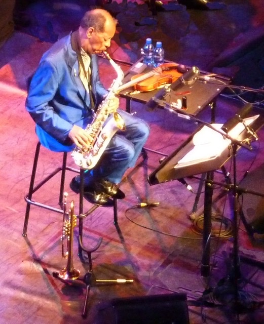Ornette Coleman at Royal Festival Hall in London, England at the Meltdown Festival.